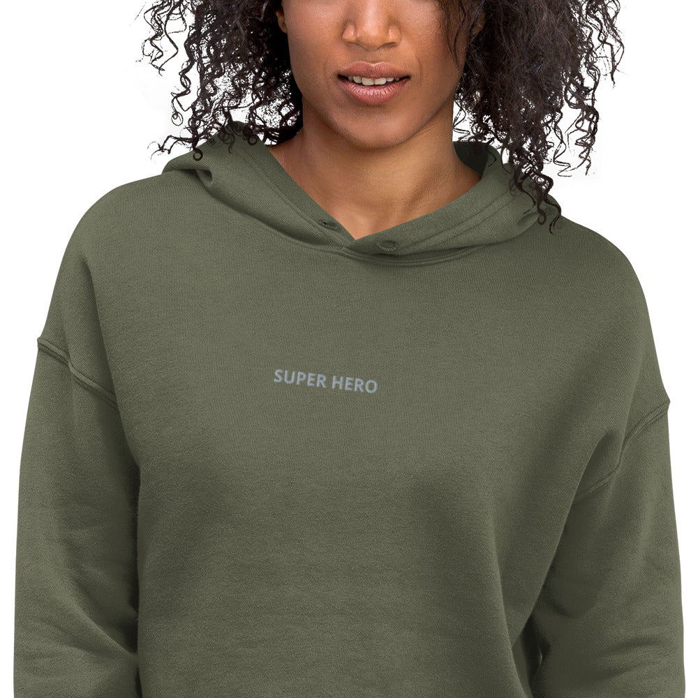 Super Hero Crop Hoodie